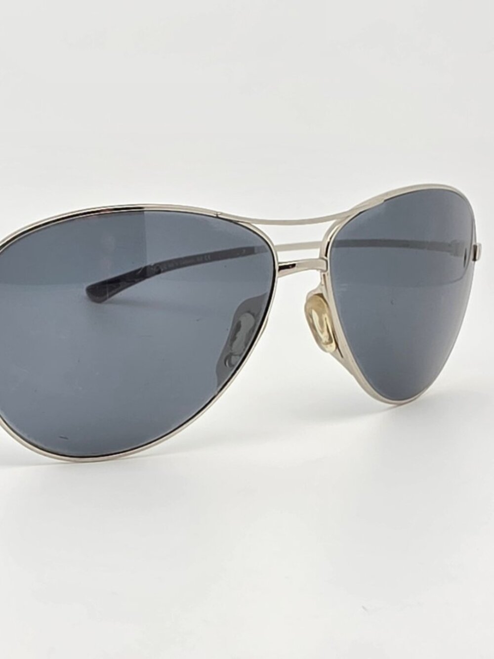 Smith Optics Langley ODN 3 Silver Frame Grey Carbonic Lens Aviator Sunglasses - Picture 6 of 14